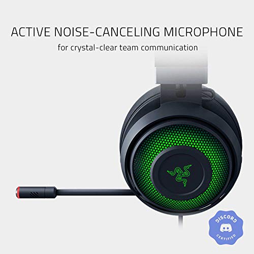 Razer Kraken Ultimate  USB Gaming Headset (Gaming Headphones for PC, PS4 and Switch Dock with Surround Sound, ANC Microphone and RGB Chroma)