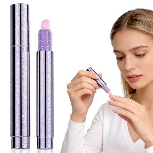 Nail Care Pen, Nail Oil Pen, NlsqEU Cuticle Oil Pen, Cuticle Pusher Oil Pen with Ceramic Tip, Cuticle Pusher Nail Oil Pen, for Dry