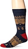 Pendleton Men's Camp Crew Socks, Nordic - Navy, Large (Sizes 9-12)