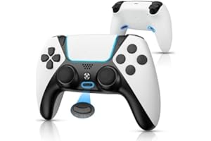 OUBANG Control for PS4 Controller, Game Remote for Elite PS4 Controller with Turbo, Steam Gamepad Work with Playstation 4 Controller with Back Paddle, Scuf Controllers for PS4/Pro/PC/IOS/Android Gamer