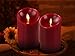Flameless Real Wax Moving Wick LED Candle for Home/Party/Halloween/Christmas/Wedding Decor with Timer Control Cinnamon Scent 3.5