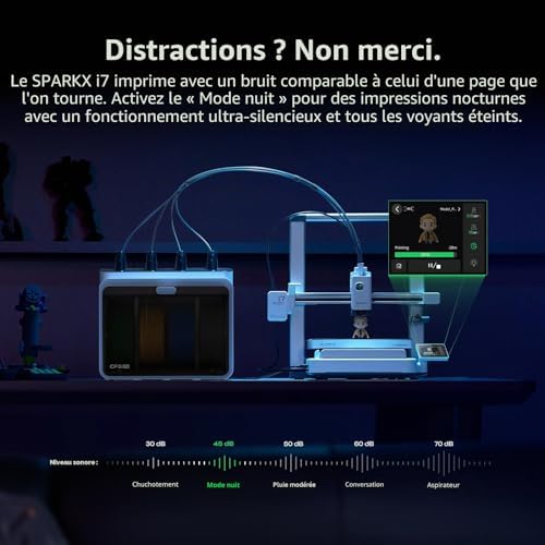 Creality SPARKX i7 Autofill Combo Imprimante 3D, modélisation Photo vers 3D, Impression Multicolore prête à l'emploi, nivellement Automatique, imprimante 3D FDM pour débutants