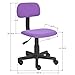 Homycasa Yanyan Teens Chair Mesh Mid-Back Height Adjustable Computer Kids Task Desk Office Chairs (Purple)