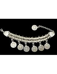 Zealmer, pulsera con monedas, estilo étnico turco antiguo, tribal, Coachella