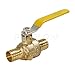 MIDLINE VALVE 607Q056 Full Port PEX Barb Ball Valve Water Shut Off with Drain, 3/4