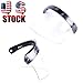 MotorFansClub Universal 3 Snap Flip Up Visor Shield Lens for Open Motorcycle Helmet (Clear, Free size)