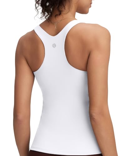 RUNNING GIRL Workout Tank Tops for Women,Racerback Black Yoga… at Amazon