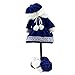 The Queen's Treasures 15 Inch Doll Clothes Designed for Use with Bitty Baby Dolls, Blue Velvet Dress with White Trim, Hat, Tights, Shoes, Compatible with American Girl's Bitty Baby Twins