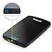 Inateck 2.5 Hard Drive Enclosure, USB 3.0 External Hard Drive Case, FE2001