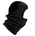 Turtle Fur Kids Shellaclava Chelonia 150 Fleece Neck Warmer Helmet Liner Winter Balaclava Hood, Ages 3-6, Black