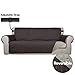 PureFit Reversible Sofa Couch Cover Water Resistant Couch Covers for 3 Cushion, Washable Furniture Cover with Non-Slip Foam and Adjustable Strap for Dogs, Pets (Sofa, Chocolate/Beige)