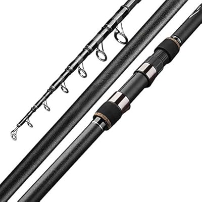 Abu Garcia Vigilante Spinning Rod 2 Piece 8 Ft 10 30 G Black