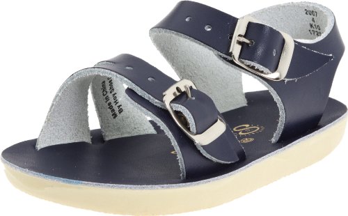 Salt Water Sandals by Hoy Shoe Sea Wees,Blue/Navy,3 M US Infant