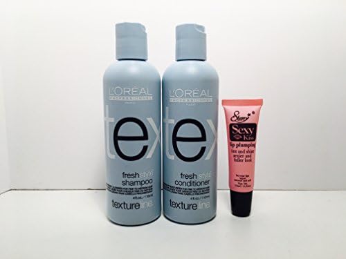 Texture Line Fresh Style Shampoo and Conditioner 4 Oz"Free Starry Sexy Kiss Lipgloss 10 Ml"