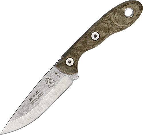 TOPS Knives TPSTREK35 TOPS - Outdoormesser - Klingenlänge: 9.21 cm - Scandi Trekker, Mehrfarbig