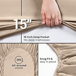 Utopia Bedding Full Fitted Sheet - Bottom Sheet