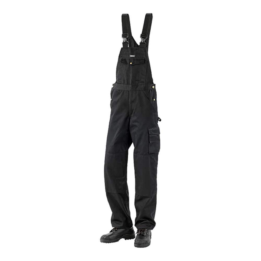 J.A.K. 910312B096 Series 9103 65% Polyester/35% Cotton Dungarees, Black, 54 L (38/35) Size
