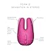 Jimmyjane - Form 2 USB Massager, Medical Grade Silicone, Waterproof, Rechargable, Pink