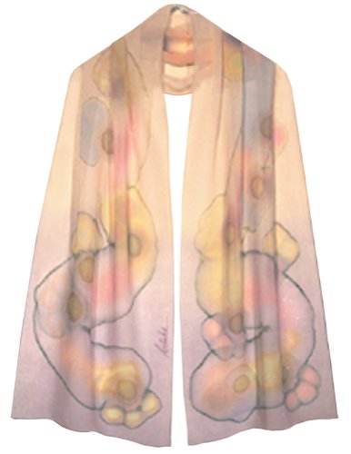 ULRIKE ~ A multicolored pastel meander over an ombre from lavender to blush