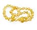 The Art of Cure Original Baltic Amber Necklace- Polished Handmade (Raw Butterscotch) for boy or girl - 12-12.5 Inches size