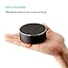 Portable Bluetooth Speaker,Benazcap Deep Bass Wireless Speakers Pocket Size Lightweight Speaker with Metal Body,Loud Volume,Crystal Clear Sound,Built-in Mic for iPhone,iPad,Cellphone,Laptop-Black