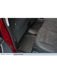 MAXFLOORMAT alfombras de piso para Nissan Rogue (2014 2017), juego completo (negro)