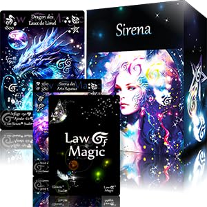 Law Of Magic - Deck Sirena des Arts Aqueux - 72 Unique Trading Cards - French - Water Magic
