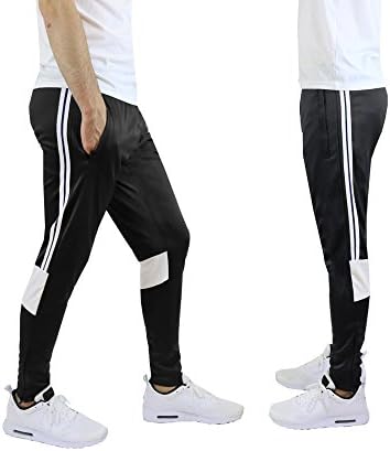 Galaxy by Harvic Mens Athletic Soccer Training Sweat Track Pants