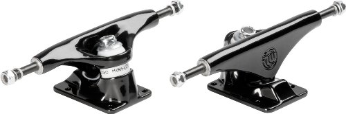 Skate One Mini-Logo Skateboard Truck , Black, 7.63-Inch