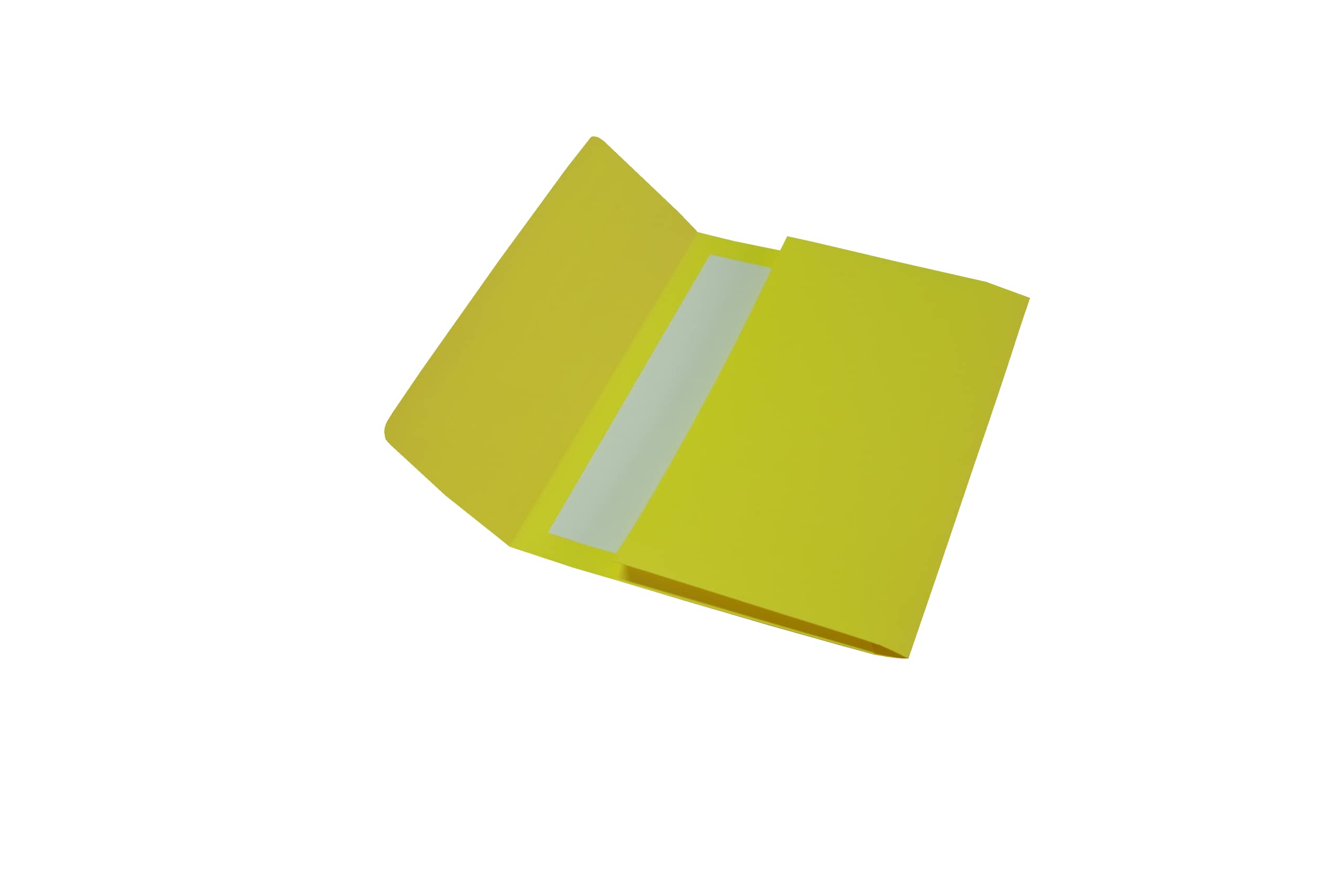 Alevar Bristol Cardboard Envelope Folders, 200 g, Format 26 x 34 cm, Yellow, Pack of 25