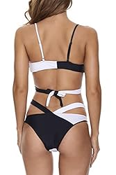 Lilosy Sexy Cute Wrap Push Up Cutout Two Color