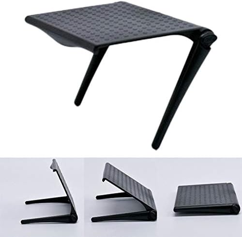 Computer Monitor Riser Desktop Stand ABS TV Rack Display Shelf Storage Desk Hot Selling By Ugood (Black)