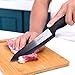 Ceramic Knife Set Kitchen Knives - Bamboo Cutting Board File Sharpener Peeler Finger Guard