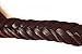 SWACC Long Fishtail Braid Ponytail Extension Synthetic Clip in Drawstring Ponytail Hairpiece (Medium Ash Brown-8#)