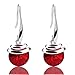 Mondaynoon Valentine's Day Gift Magic Love Bean Women's Swarovski Element Crystal French Wire Dangle Earrings