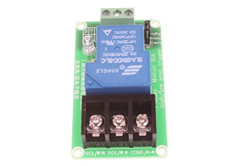 image for NOYITO 30A 1-Channel Relay Module High Low Level Trigger With Optocoup
