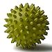 STURME Massage Ball Spiky for Deep Tissue Foot, Back, Plantar Fasciitis & All Over Body Deep Tissue Muscle Therapy - Includes Free Tutorial and Holder Ball Bag (Green)