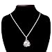 JEWELRIESHOP Dragon Necklace Chakra Reiki Healing Crystal Pendant Gemstone Necklace for Women Men