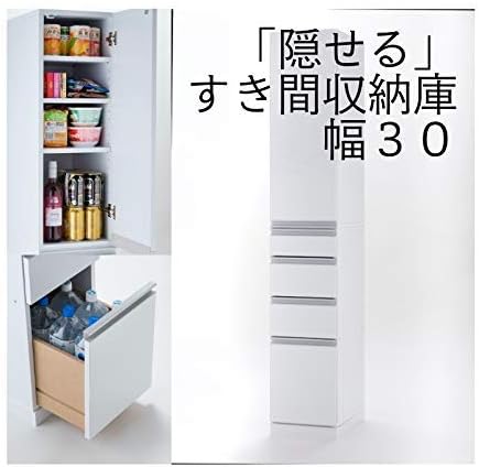 Amazon 隠せる すき間収納庫 幅25cm 奥行き45cm 日本製 25cm キッチン収納 オンライン通販