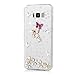 for Samsung Galaxy S8 Plus Case, YOKIRIN Crystal Clear Transparent Handmade Bling Shiny Crystal Diamond Design PC Hard Shell Full Protective Case Cover Skin + Crown Dust Plug Stylus Pen, Butterfly