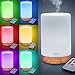 LED Concepts Essential Oil Diffuser/Aroma Oil Cool Mist Humidifier with Remote Control— Includes 7 LED Light Changing Colors and Relaxing Misting Modes—Perfect for Home, Office, Spa, and More