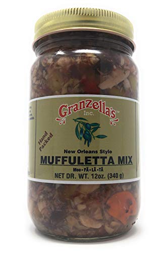 Granzella's New Orleans Style Muffuletta Olive Salad Mix (12 oz jar)