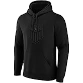 Icon Sports U.S. Soccer Hoodie Officially Licensed Adult BLACKOUT Cotton Pullover Hoodie Sweatshirt