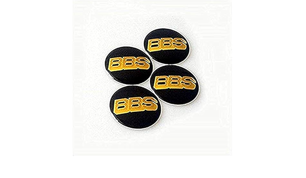 fanlinxin BBS embellecedores Negro/Llantas Centro Oro 4 ...