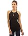 PattyBoutik Women Halter Keyhole Ruched Sides Top (Black Medium)