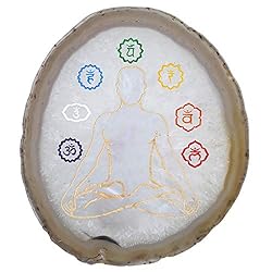 mookaitedecor Polished Agate Sliced Coasters for