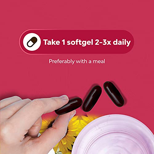 Sunflower Lecithin 1200mg Phosphatidylcholine Supplement Plant Based