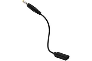 BTFO USB-C to Barrel Charger Cable, 17.5cm/6.8in Short USB Type-C Female to 4.0x1.7mm Barrel Charging Cord Replacement Compat