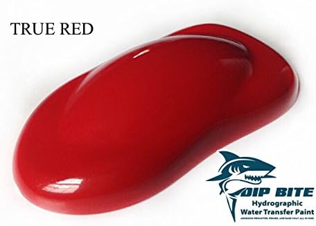 DIP BITE TRUE RED 32oz QUART CAN HYDROGRAPHIC WATER TRANSFER PRINTING HYDRO DIPPING DIP PAINT