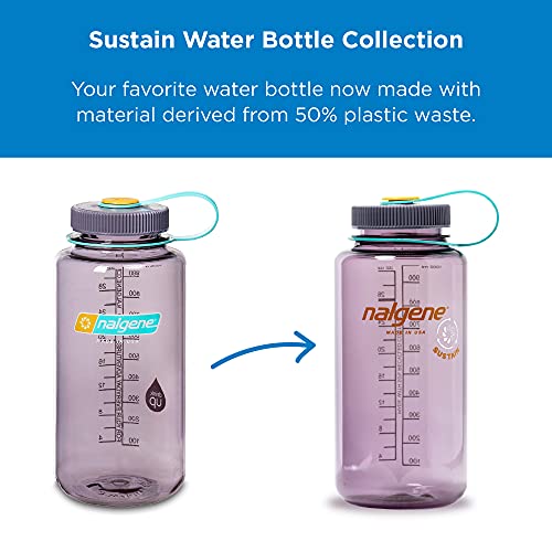 Nalgene Sustain Tritan BPAFree Water Bottle Made with Material Derived